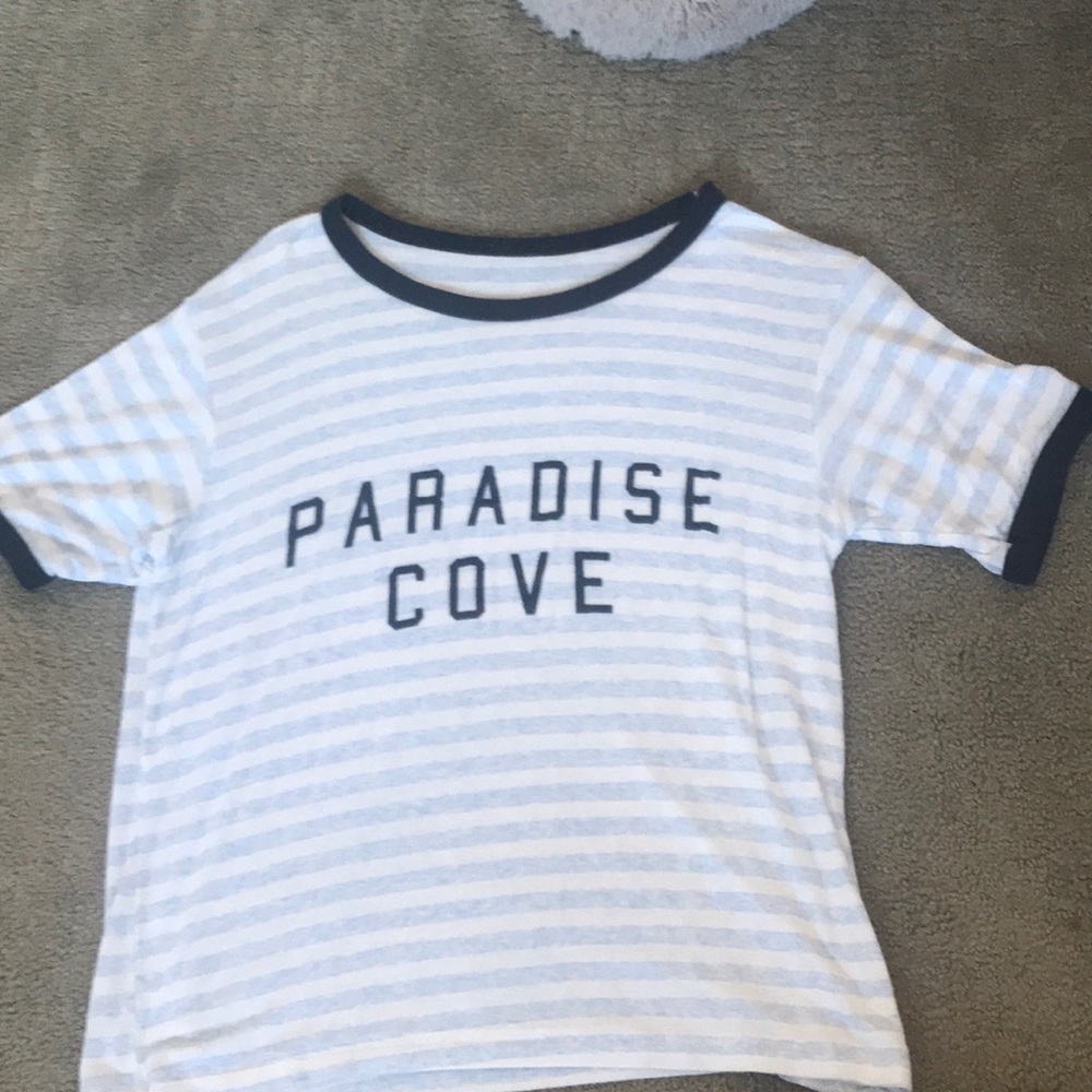 light blue striped paradise cove shirt